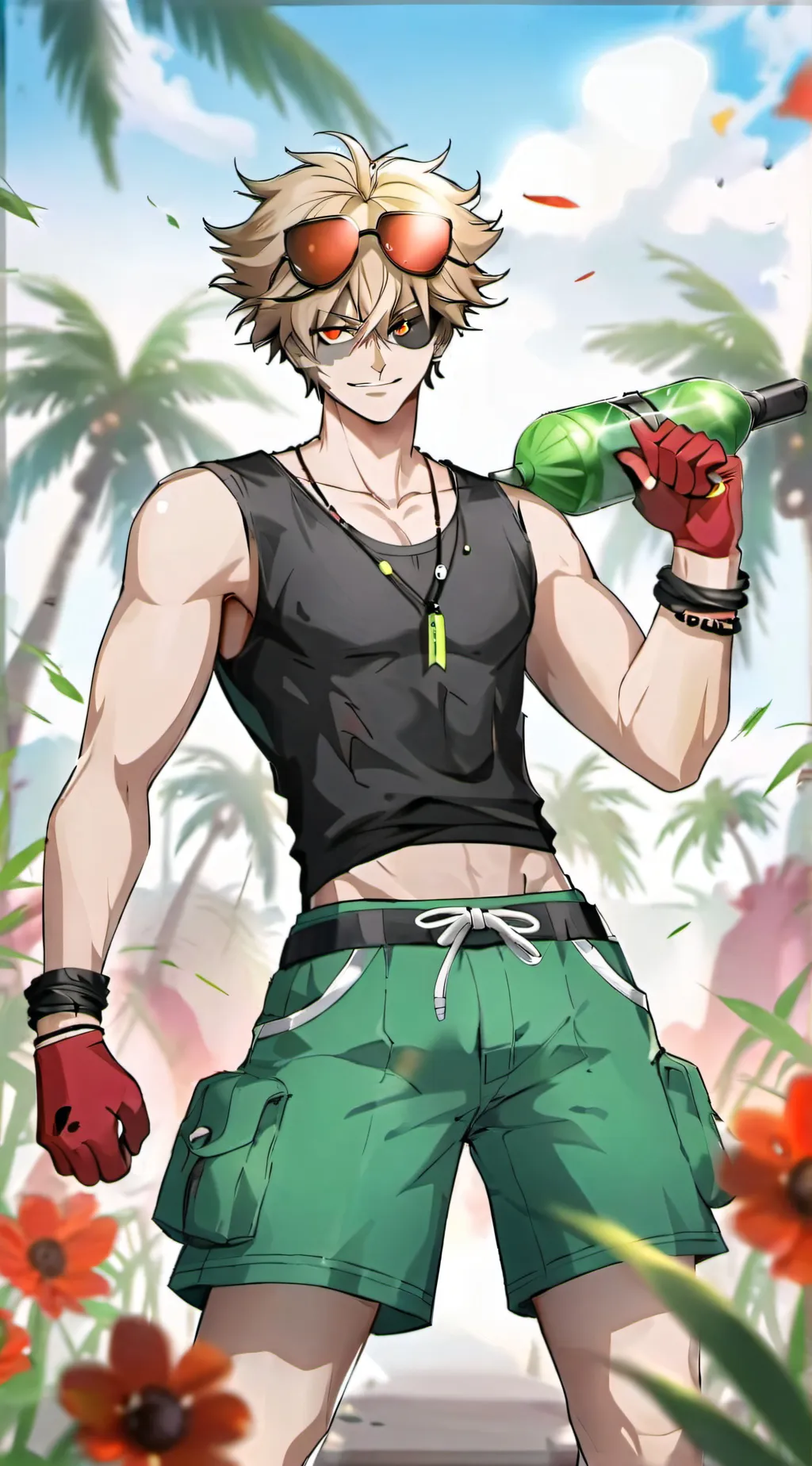 ai character: Bakugo background