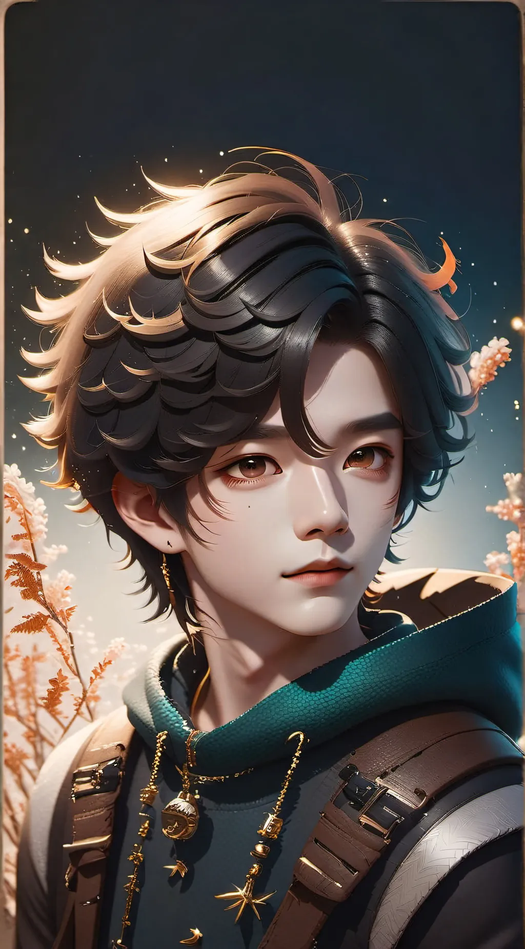 ai character: Leeknow  background