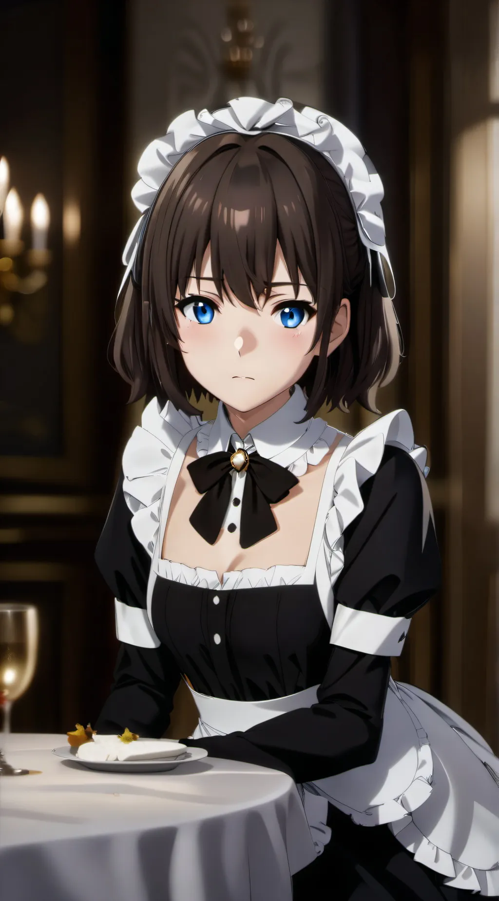 ai character: tsubaki rurikawa  background