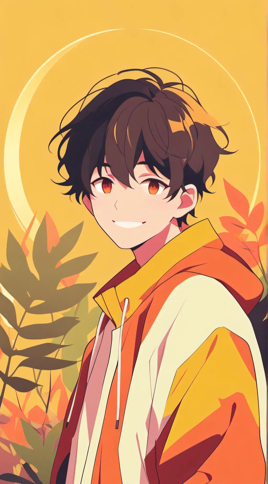 ai character: Deku  background