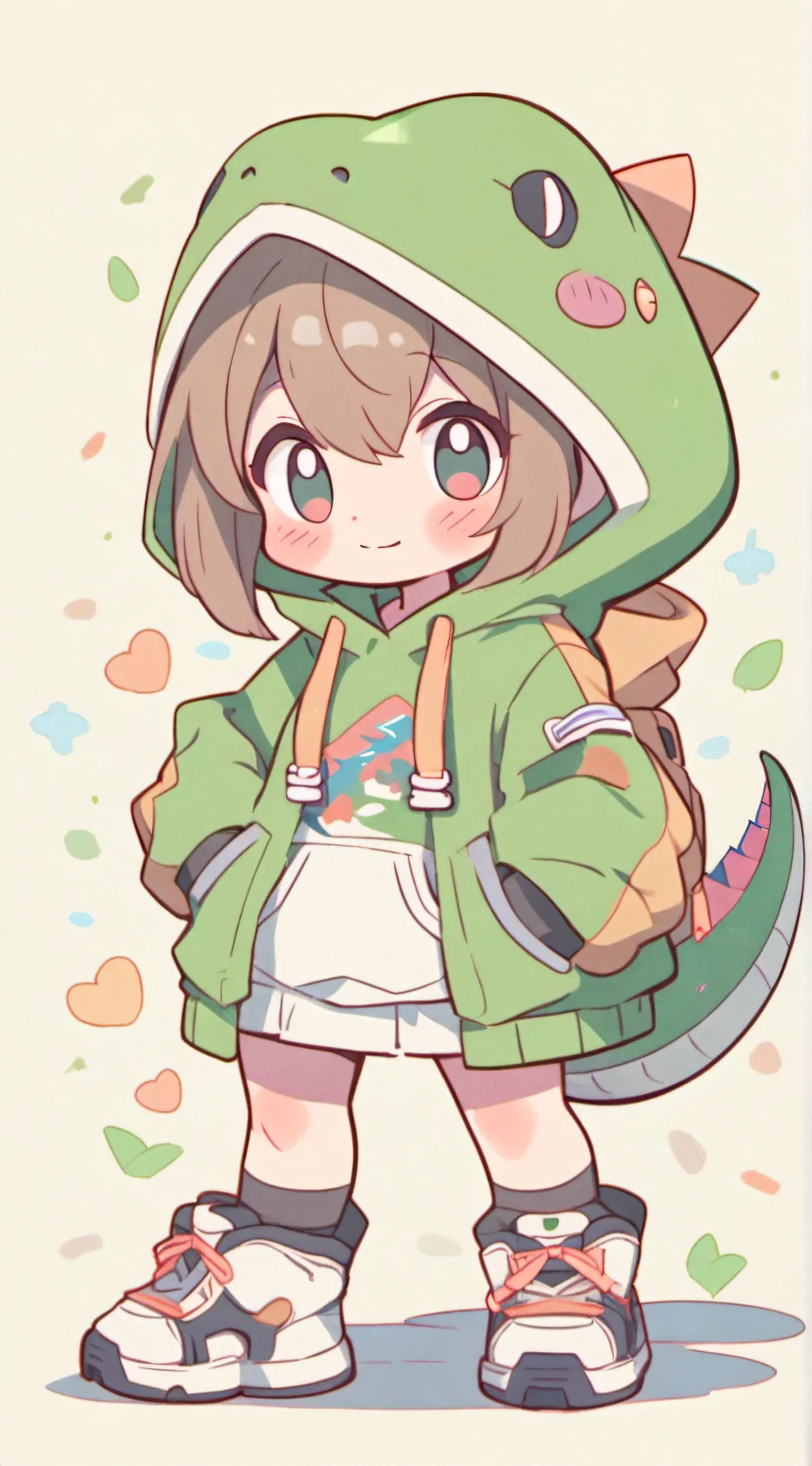 ai character: Rexy(hh AU) background