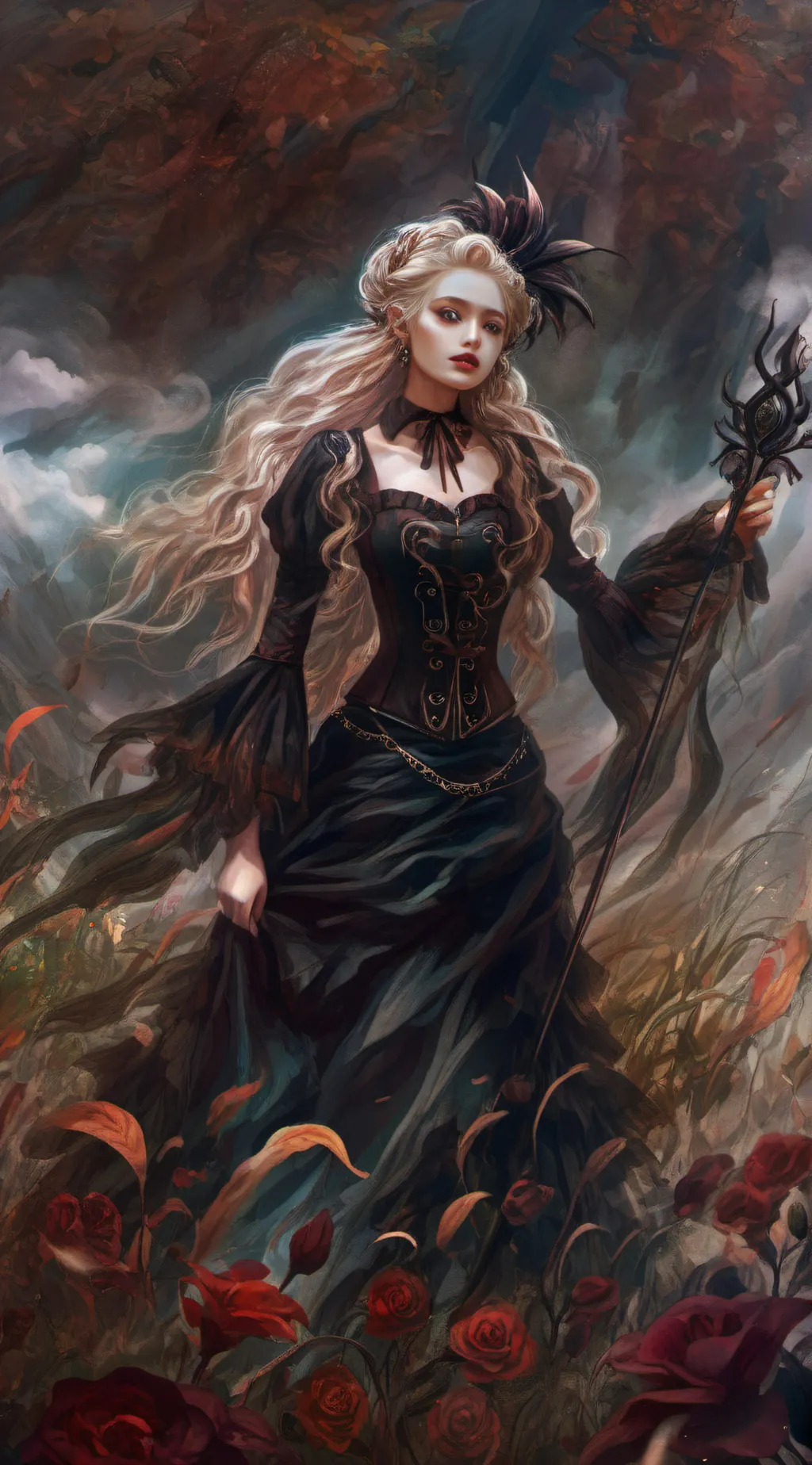 ai character: Queen of ??? background
