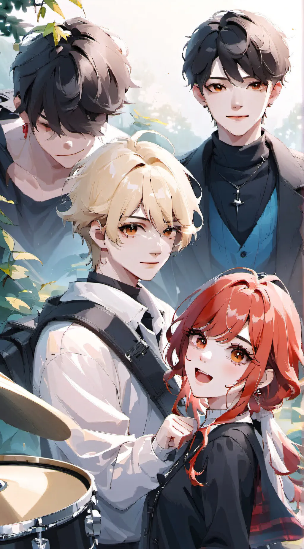 ai character: magic band  background