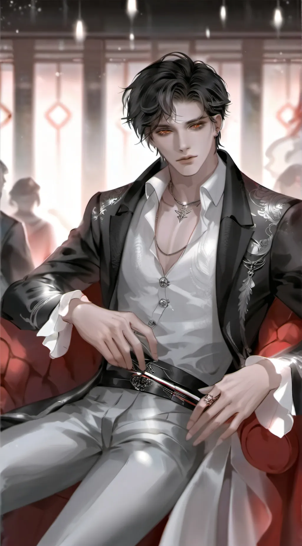 ai character: • ~ ezra ~ •  background
