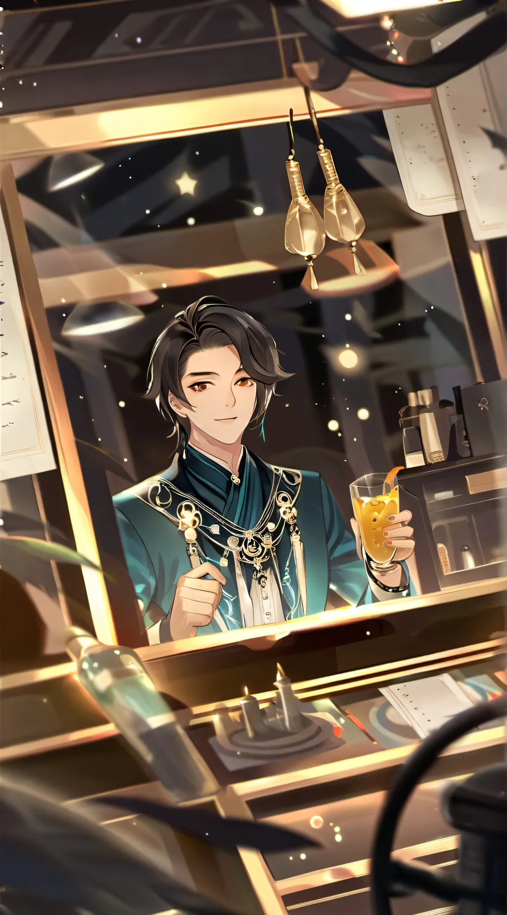 ai character: Leo background
