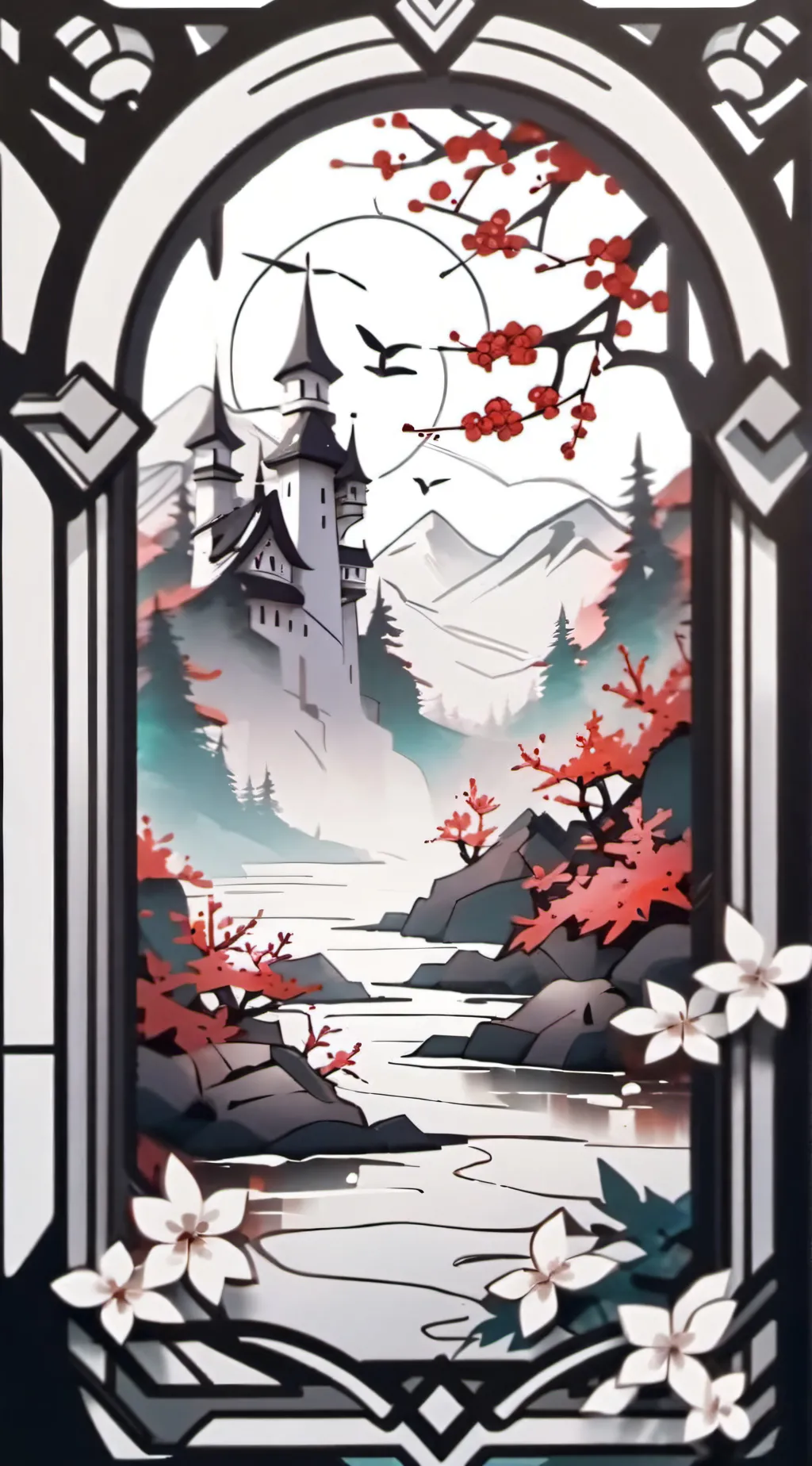 ai character: life of glitch background