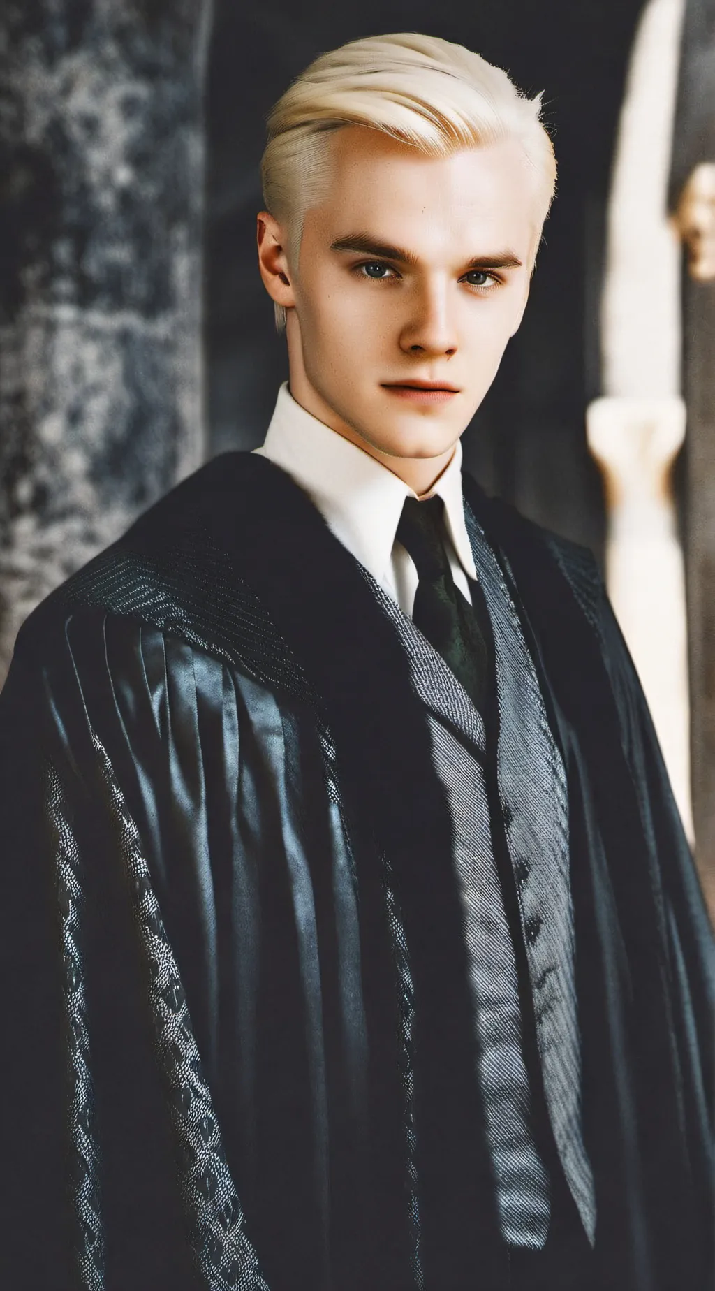 ai character: Draco Malfoy  background