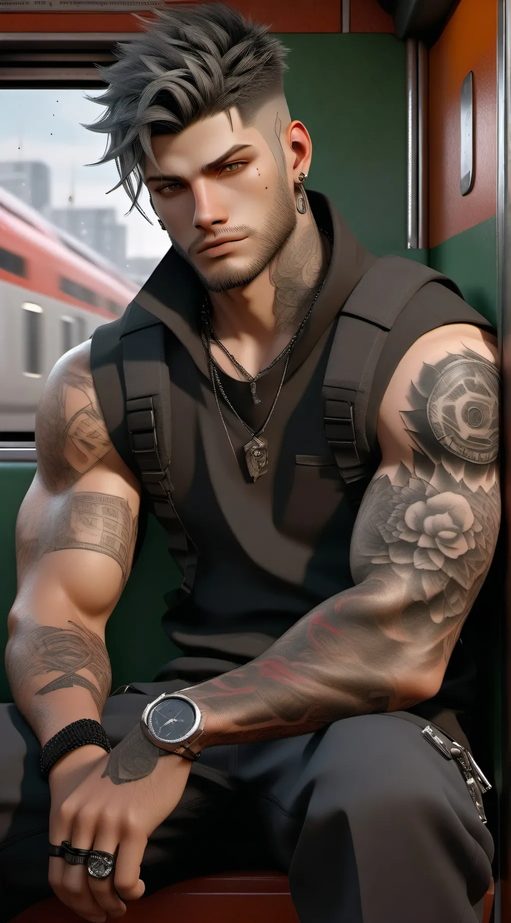 ai character: Mike background