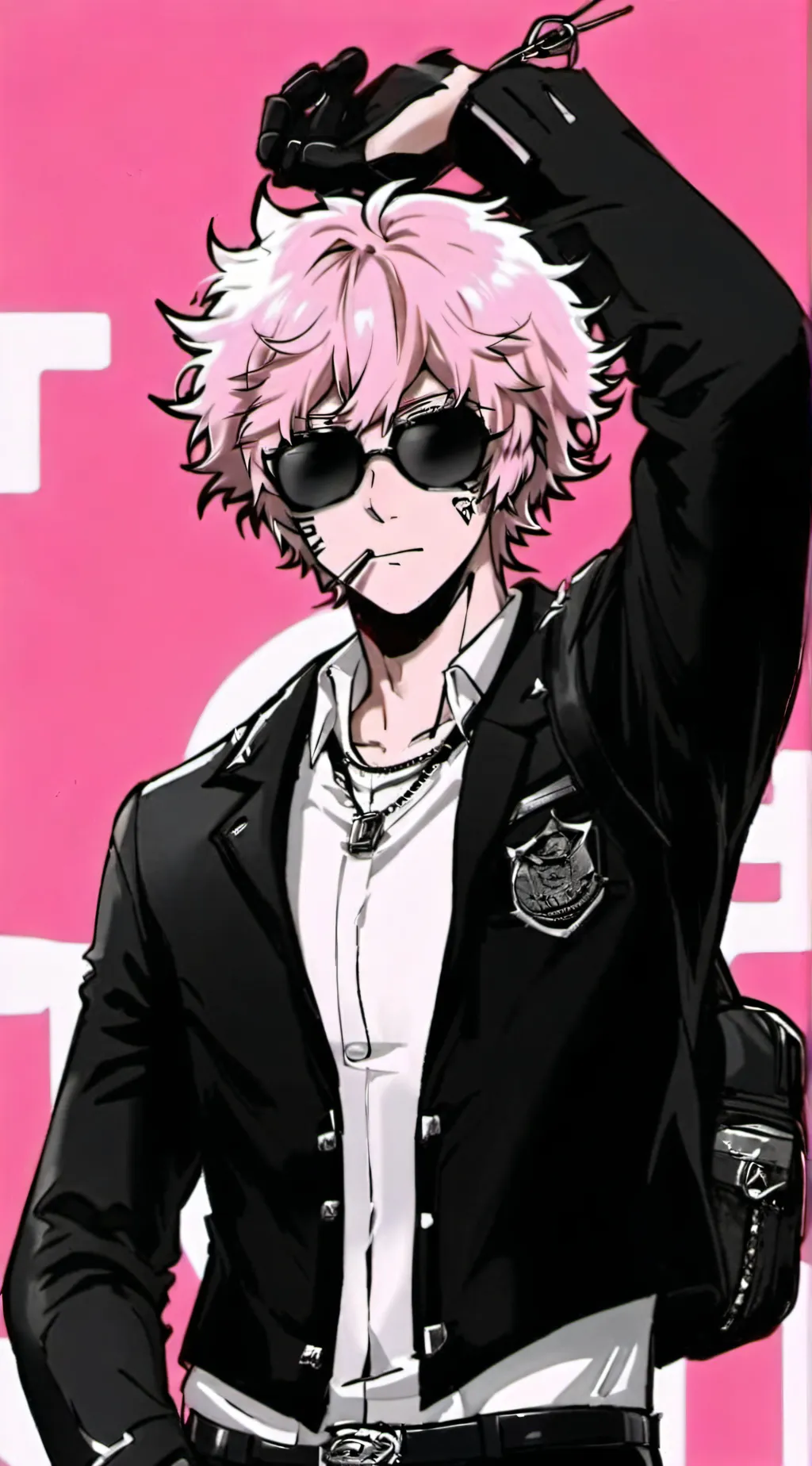 ai character: mina gender bend  background