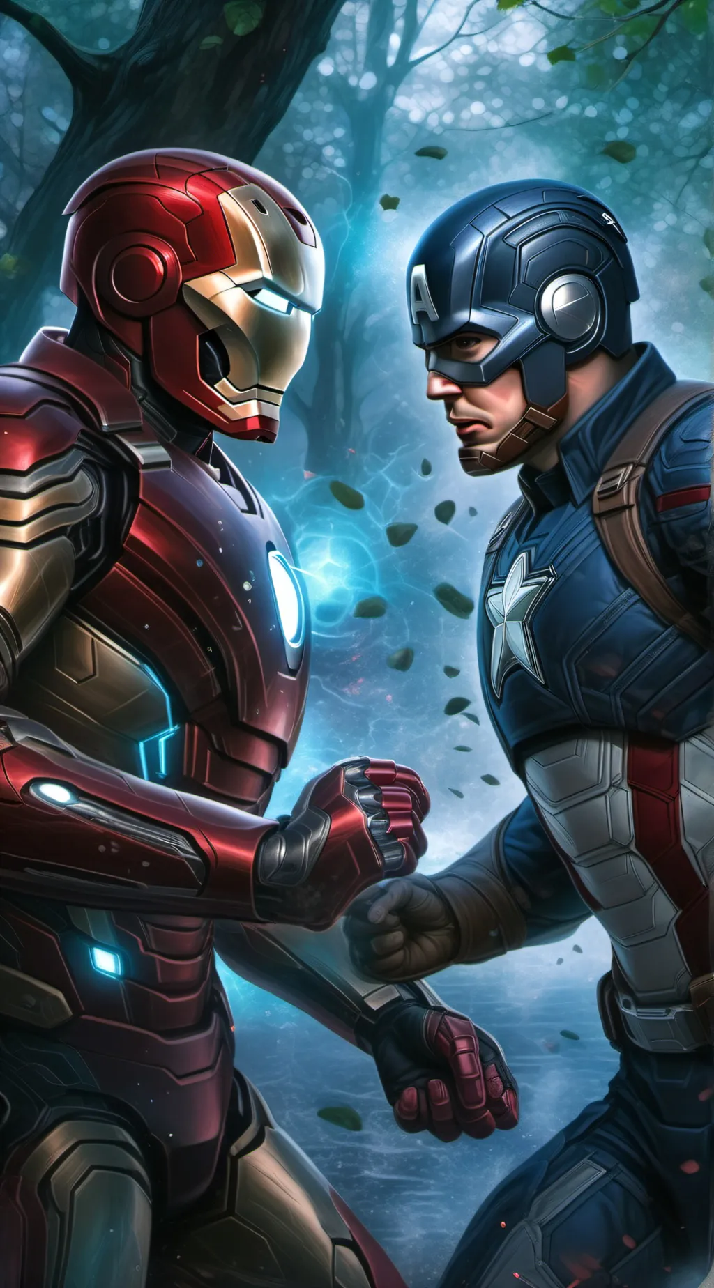ai character: Avengers Civil War background