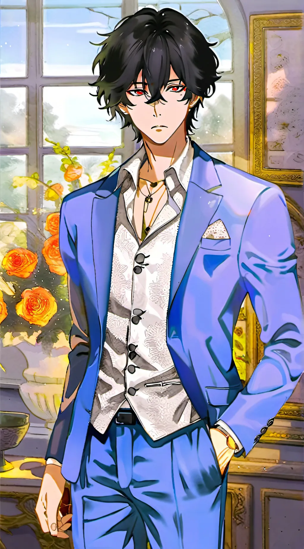 ai character: Rei background