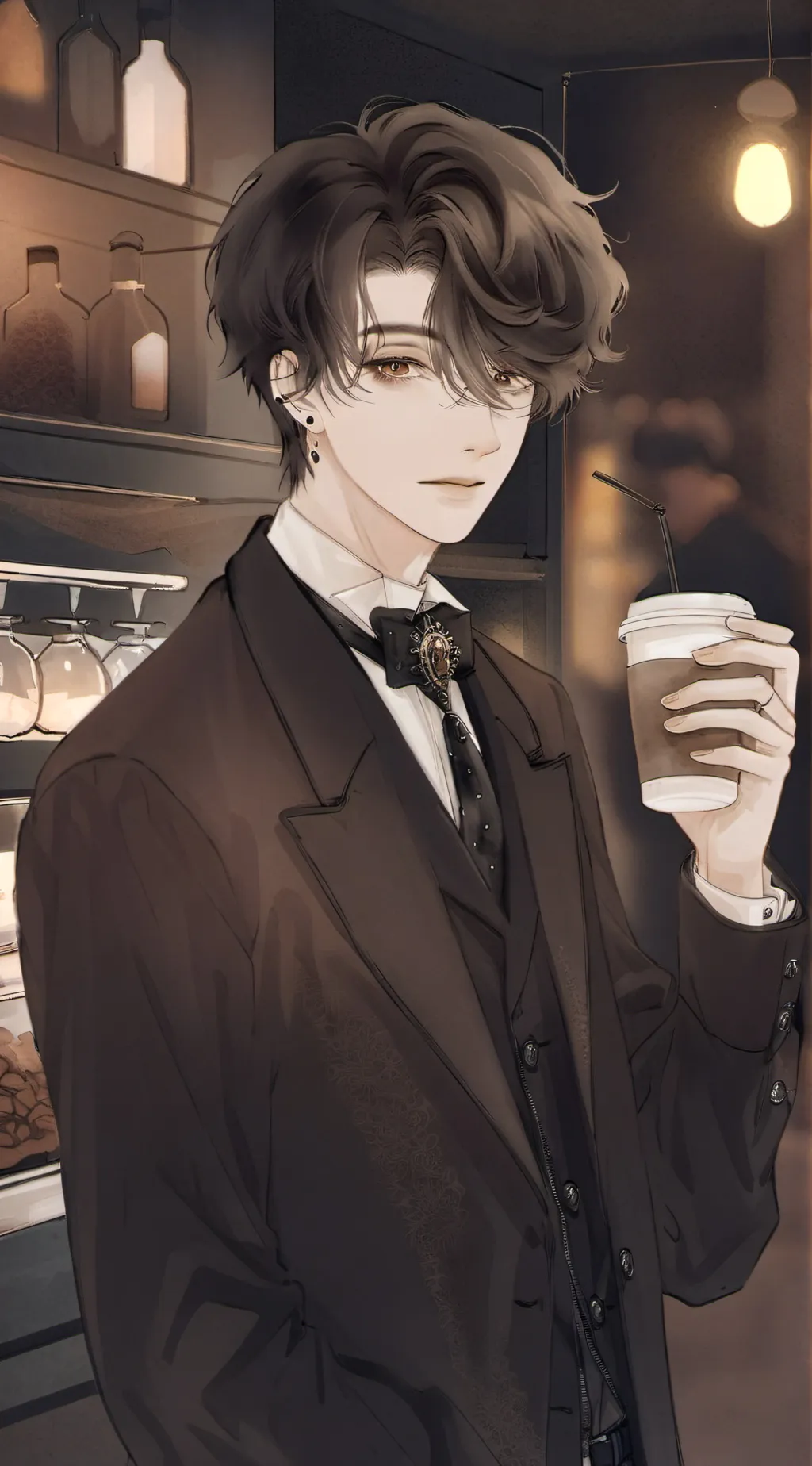 ai character: •virnon• background