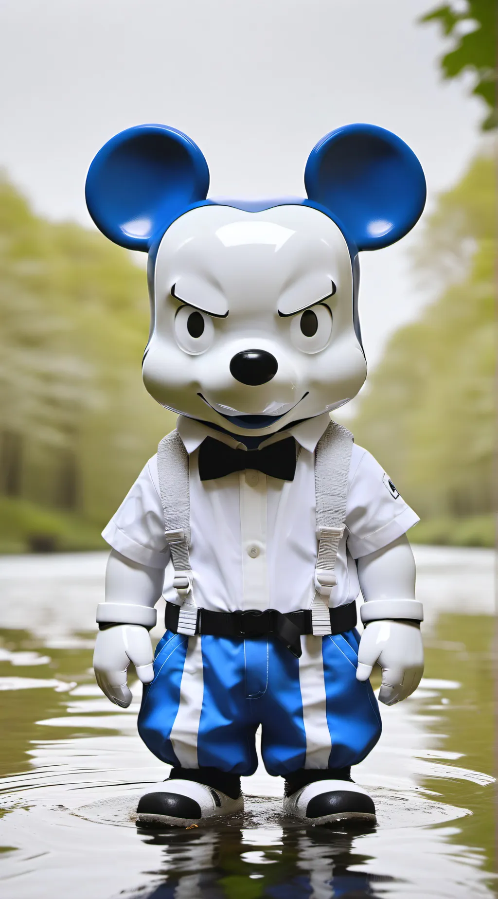 ai character: Micky mouse  background