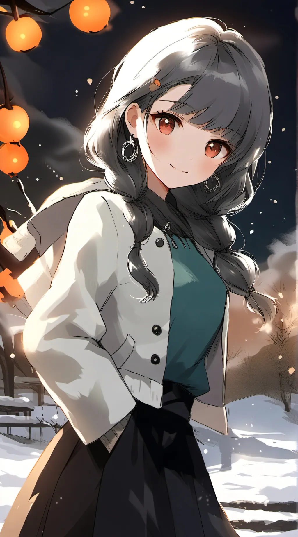 ai character: cliare  background