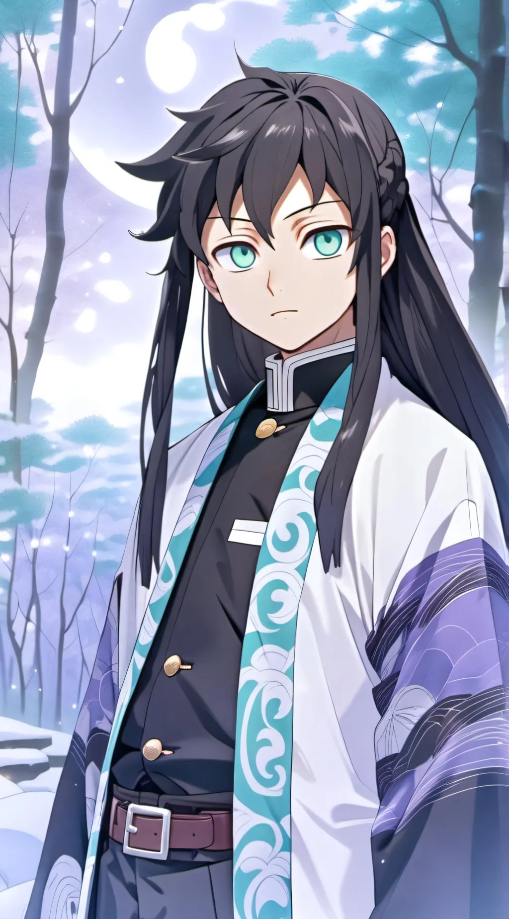 ai character: Muichiro Tokito  background