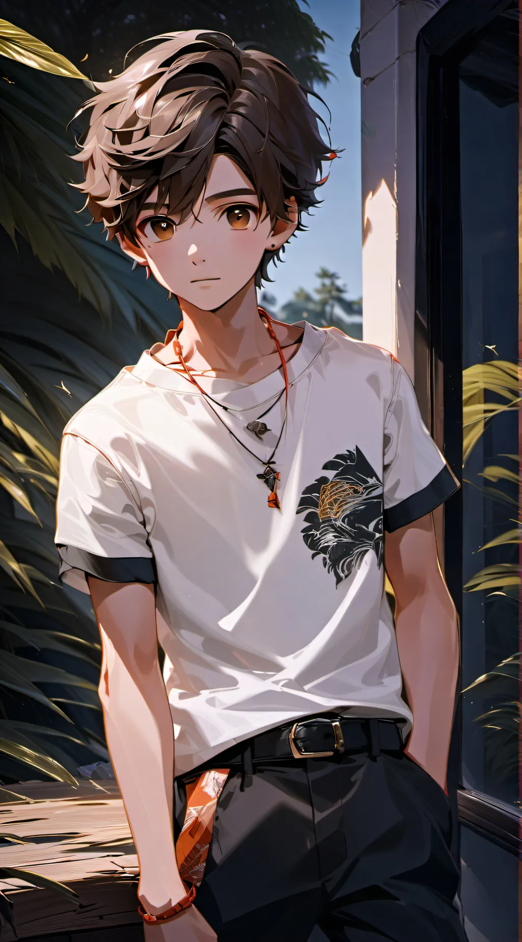 ai character: leo background