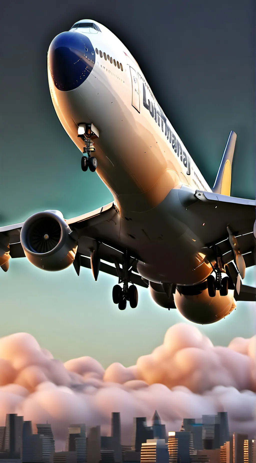 ai character: Lufthansa 747 background