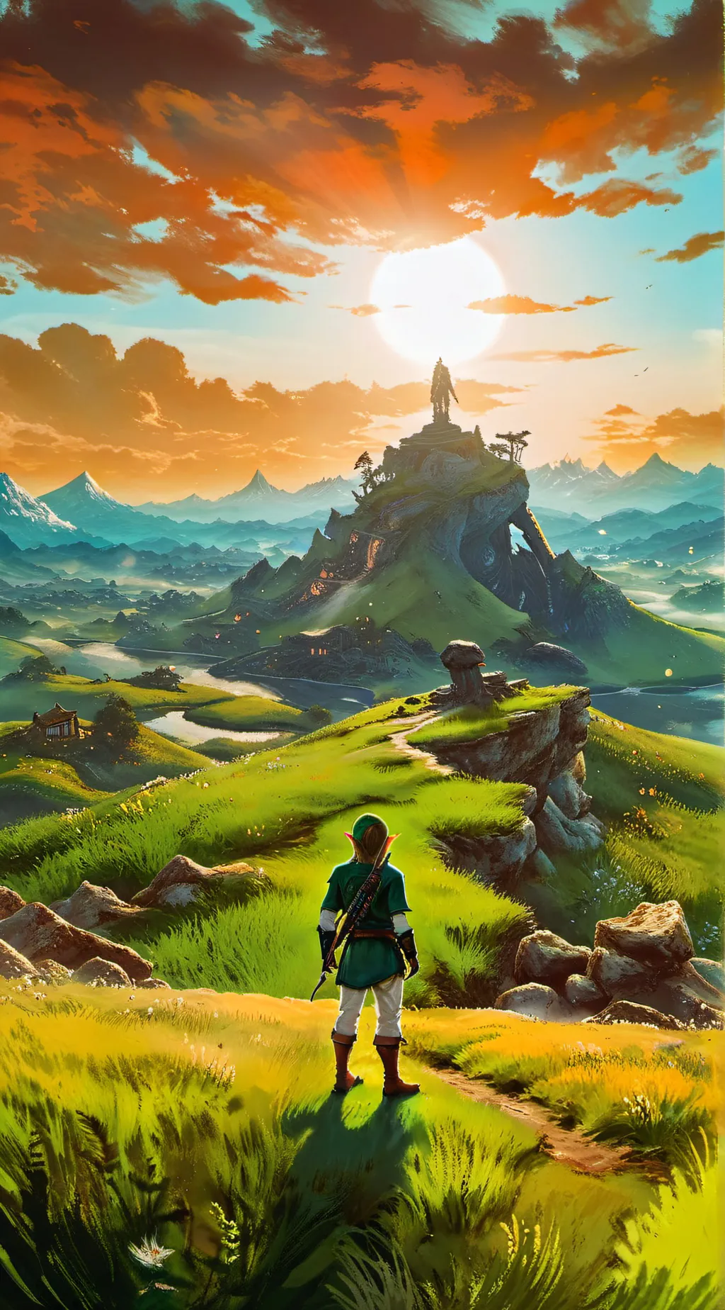 ai character: Link background