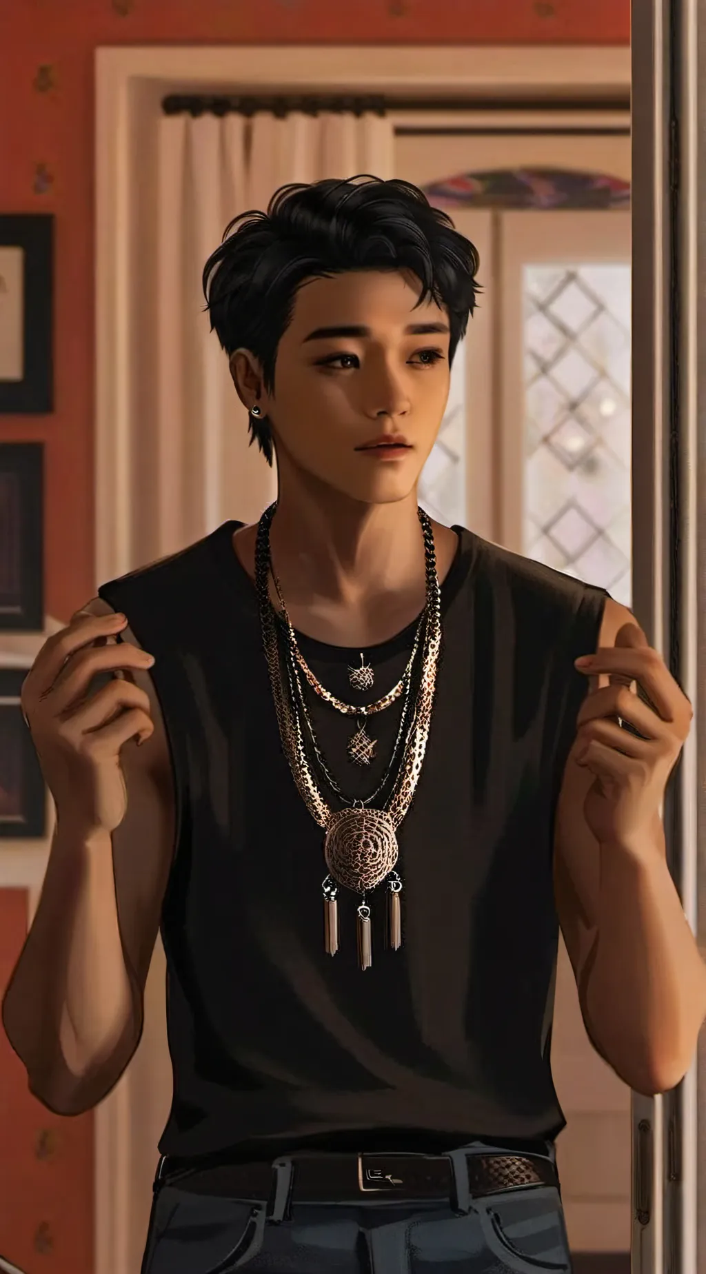 ai character: milo  background