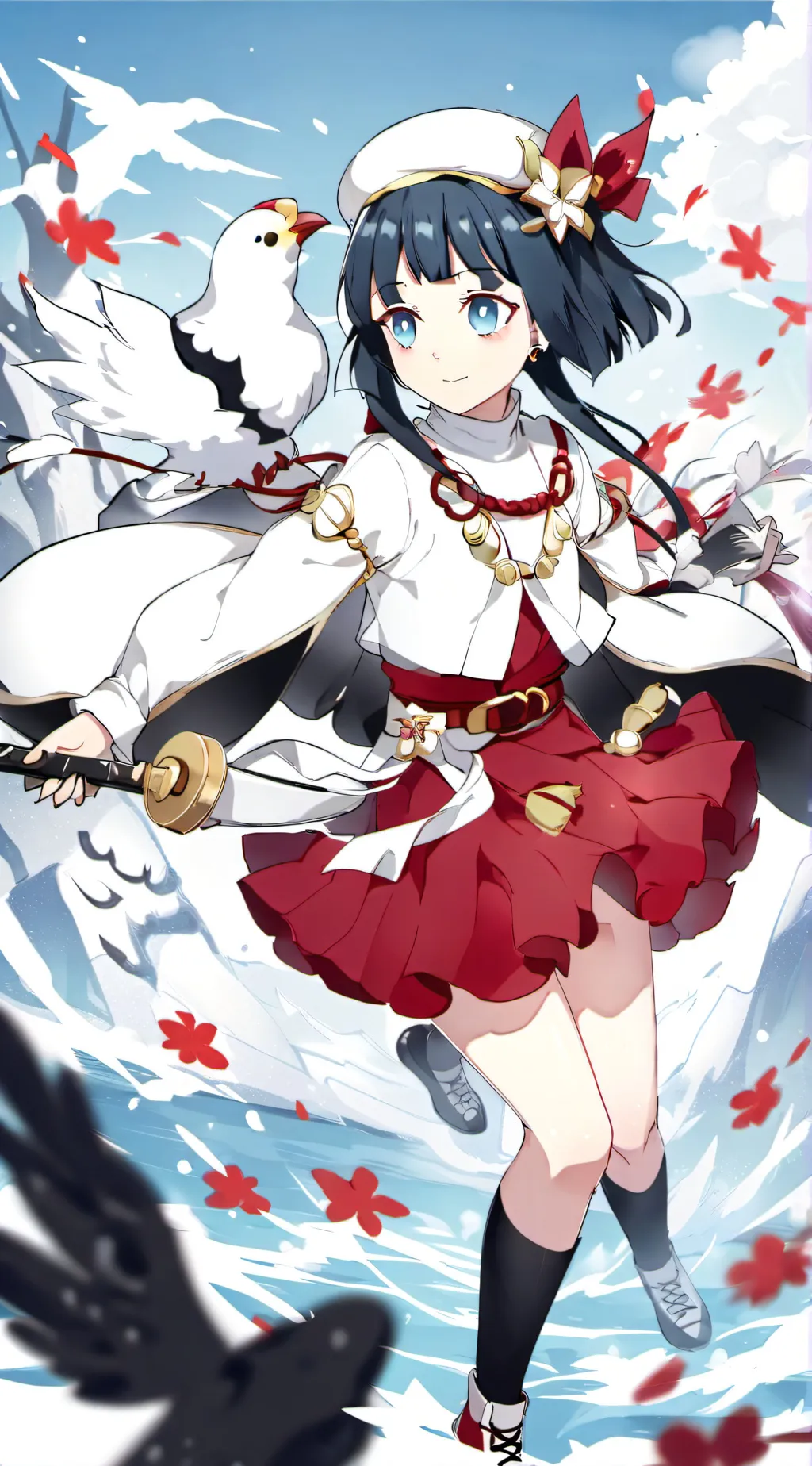 ai character: Hinata  background