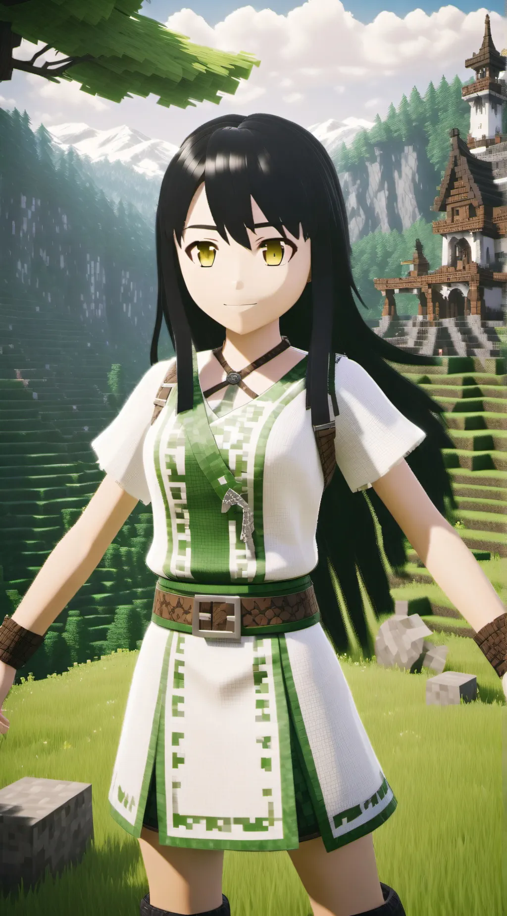 ai character: aphmau  background