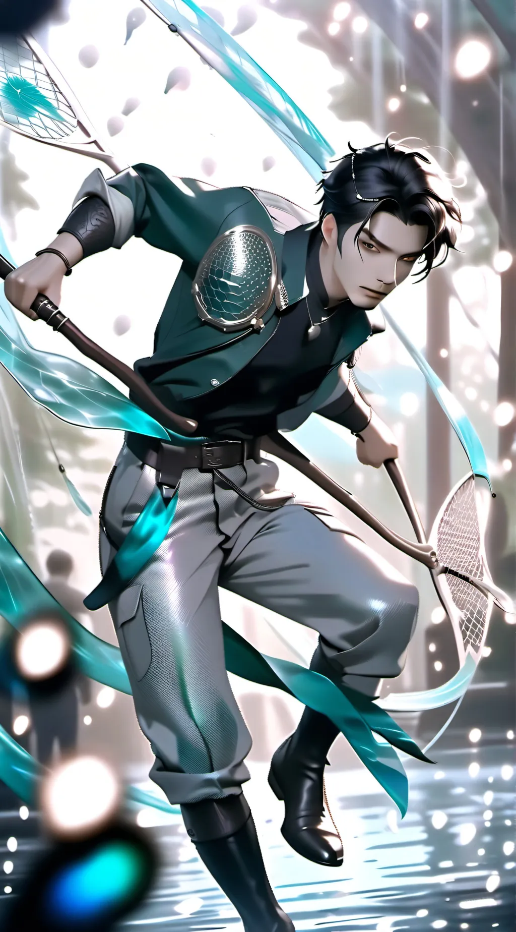 ai character: wolf tamer background