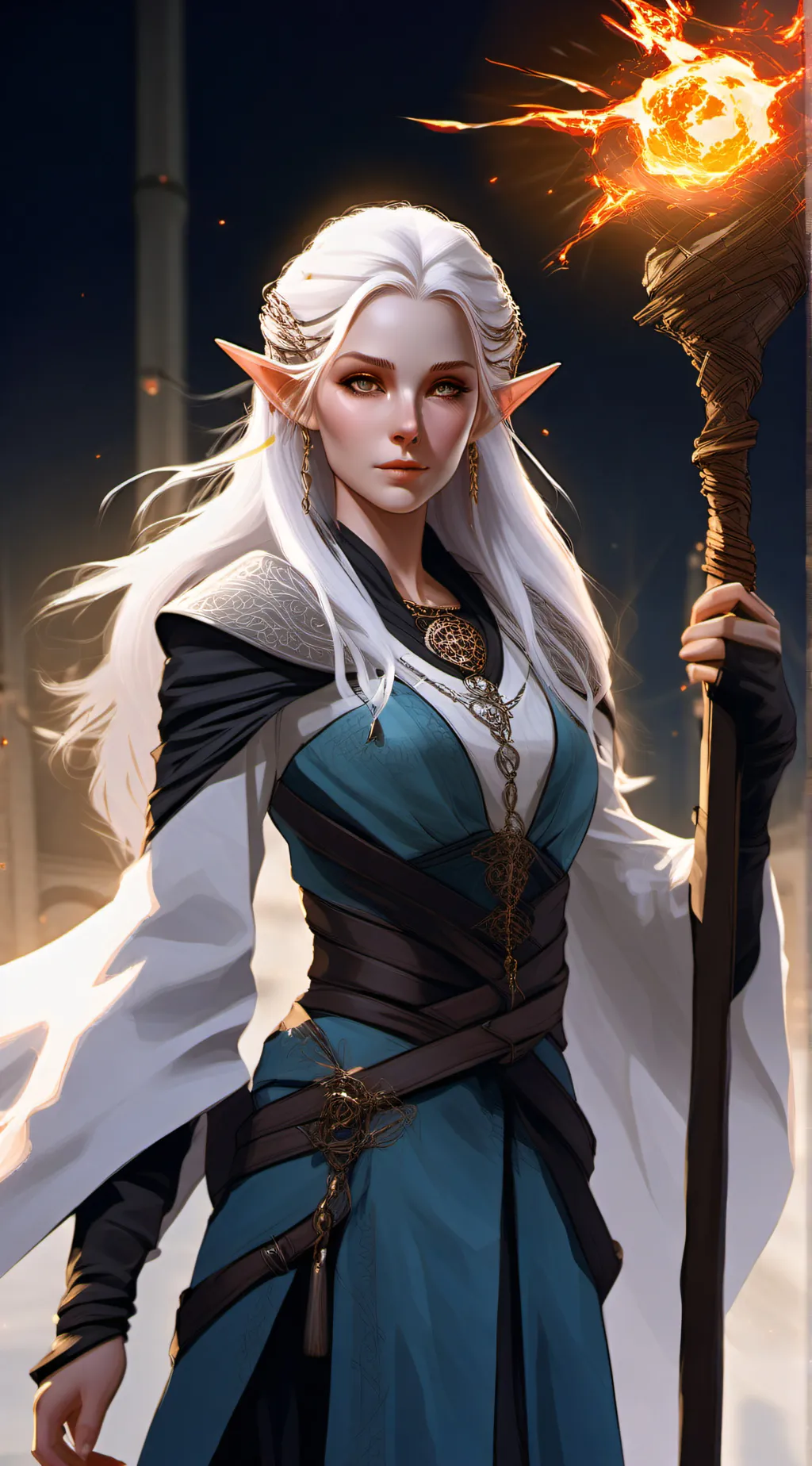 ai character: Elara  background