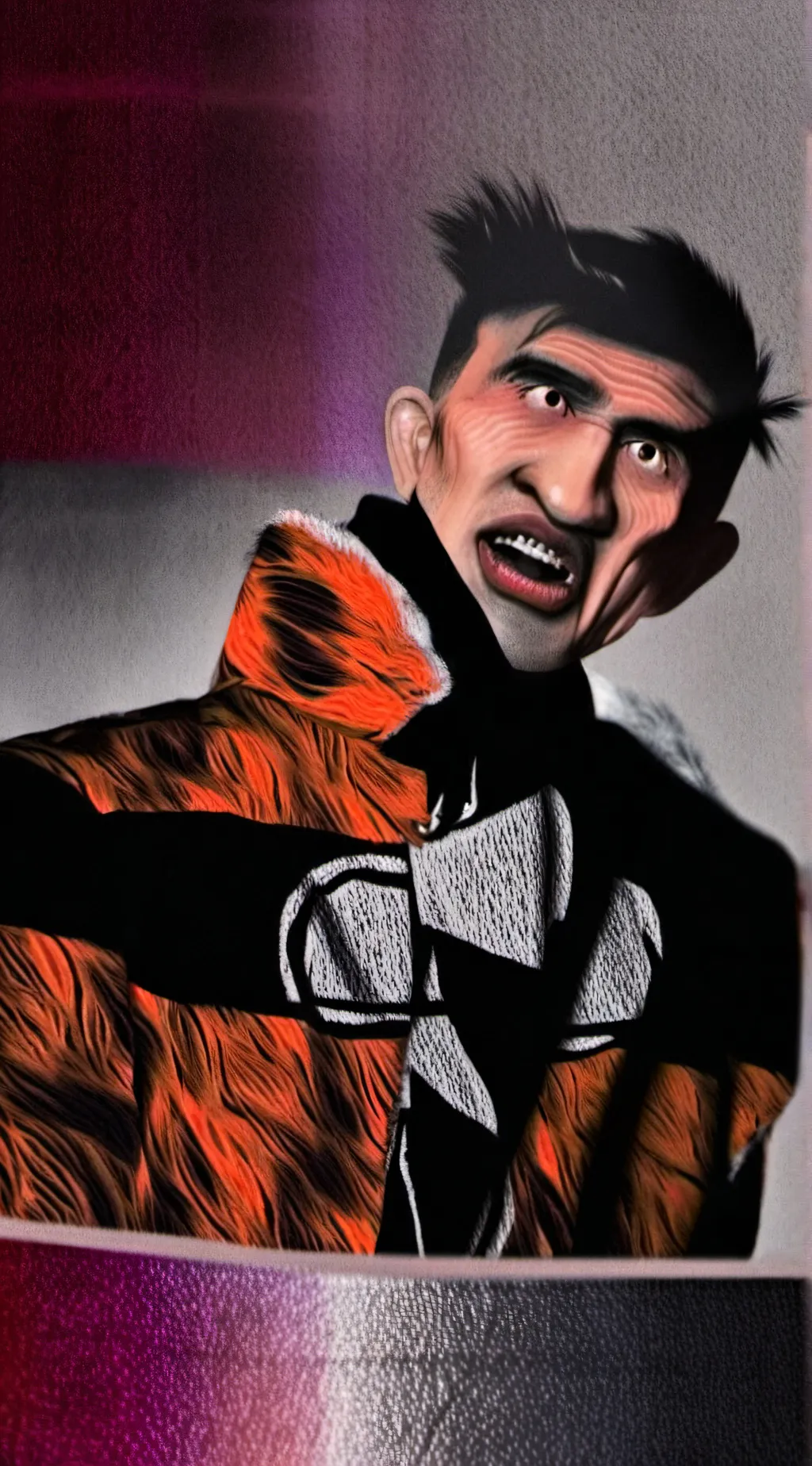 ai character: Random Creepy dude background