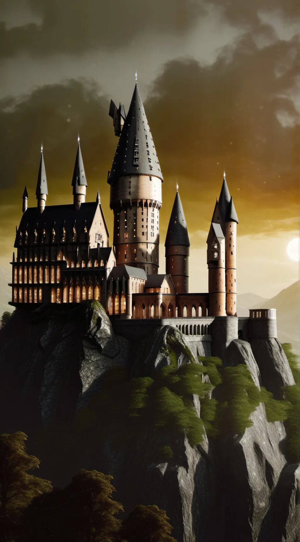ai character: hogwarts background