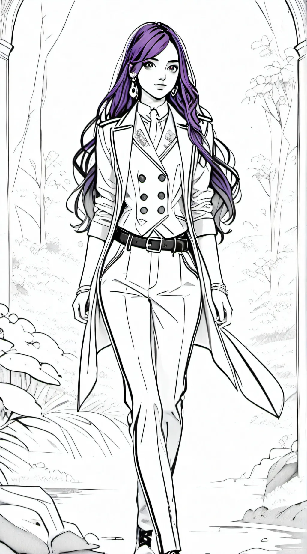 ai character: Desendents 1 idk background