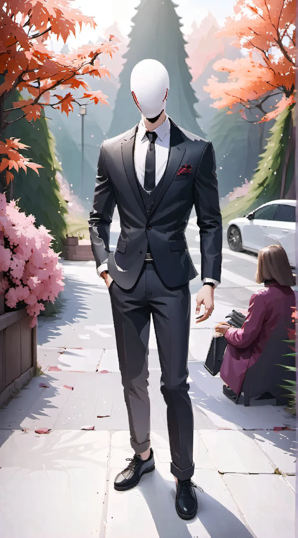 ai character: Slenderman background