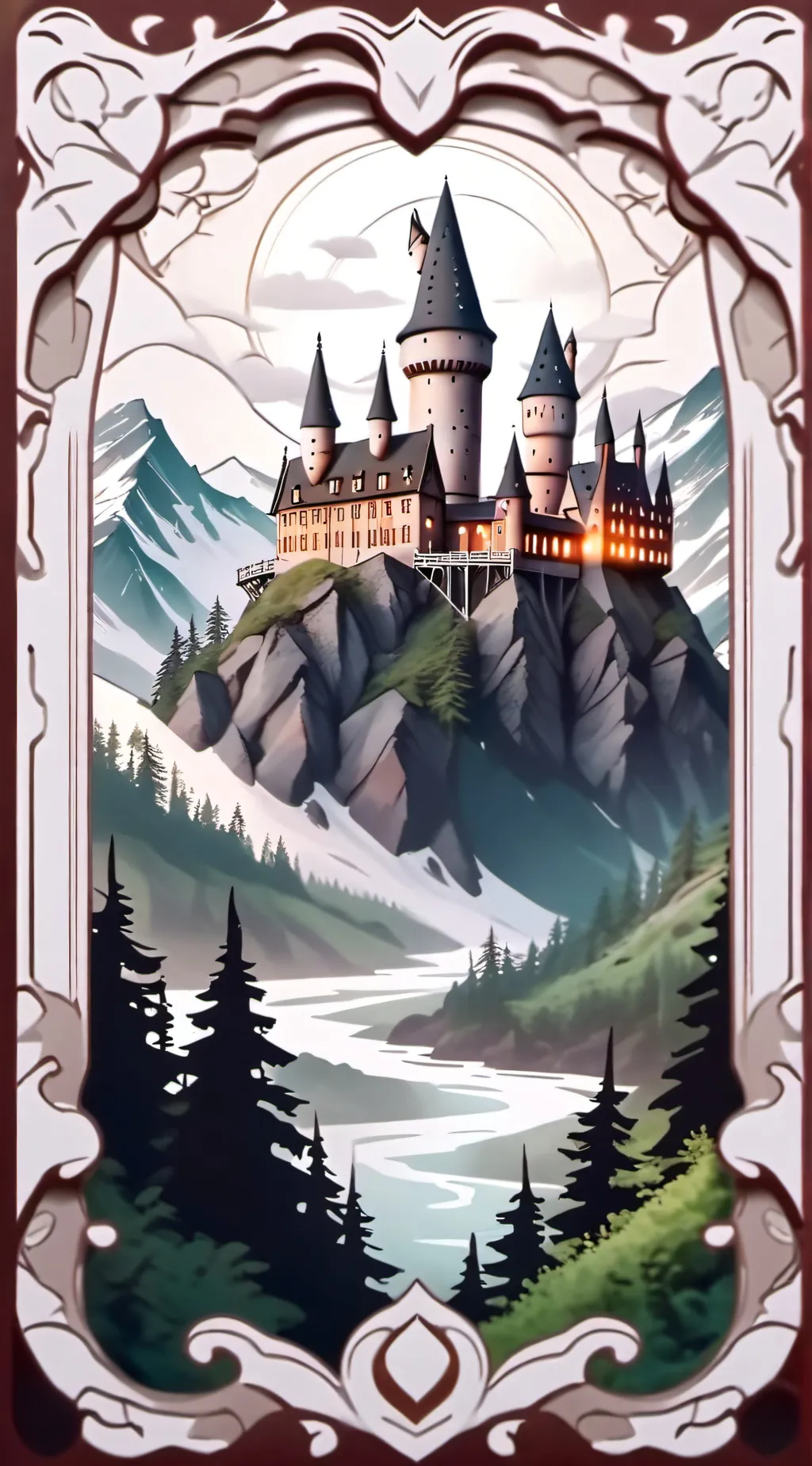 ai character: Hogwarts background