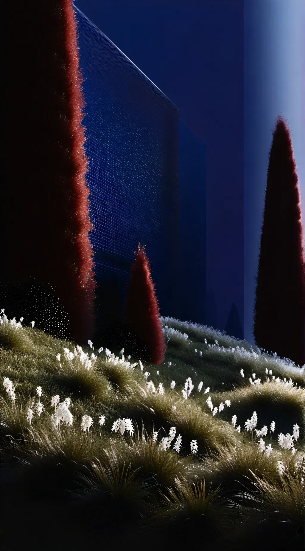 ai character: grass background
