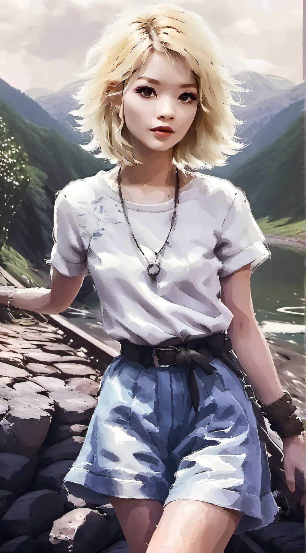 ai character: ☆ marlene m ☆ background
