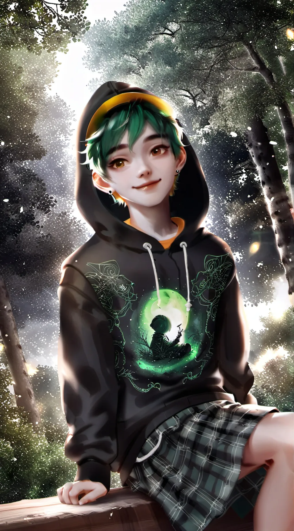 ai character: Mha (Your deku) background