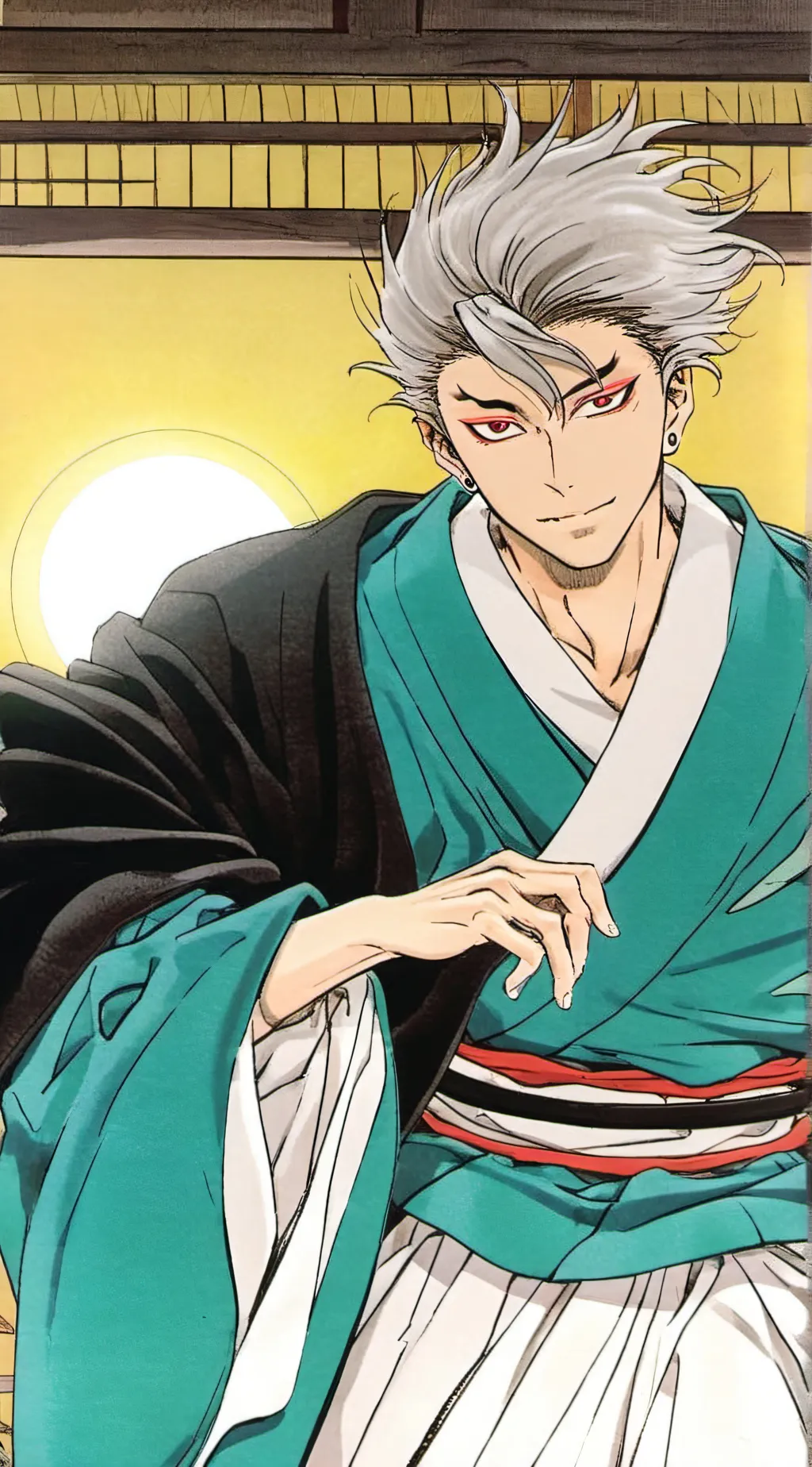 ai character: Gojo's Death😭😭😭 background