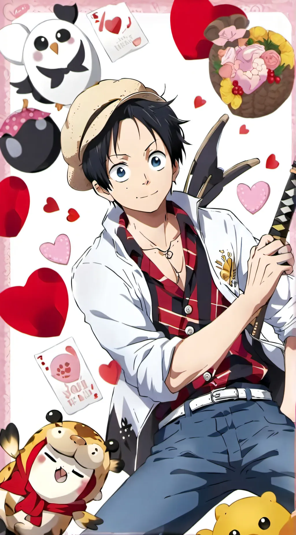 ai character: strawhats  background