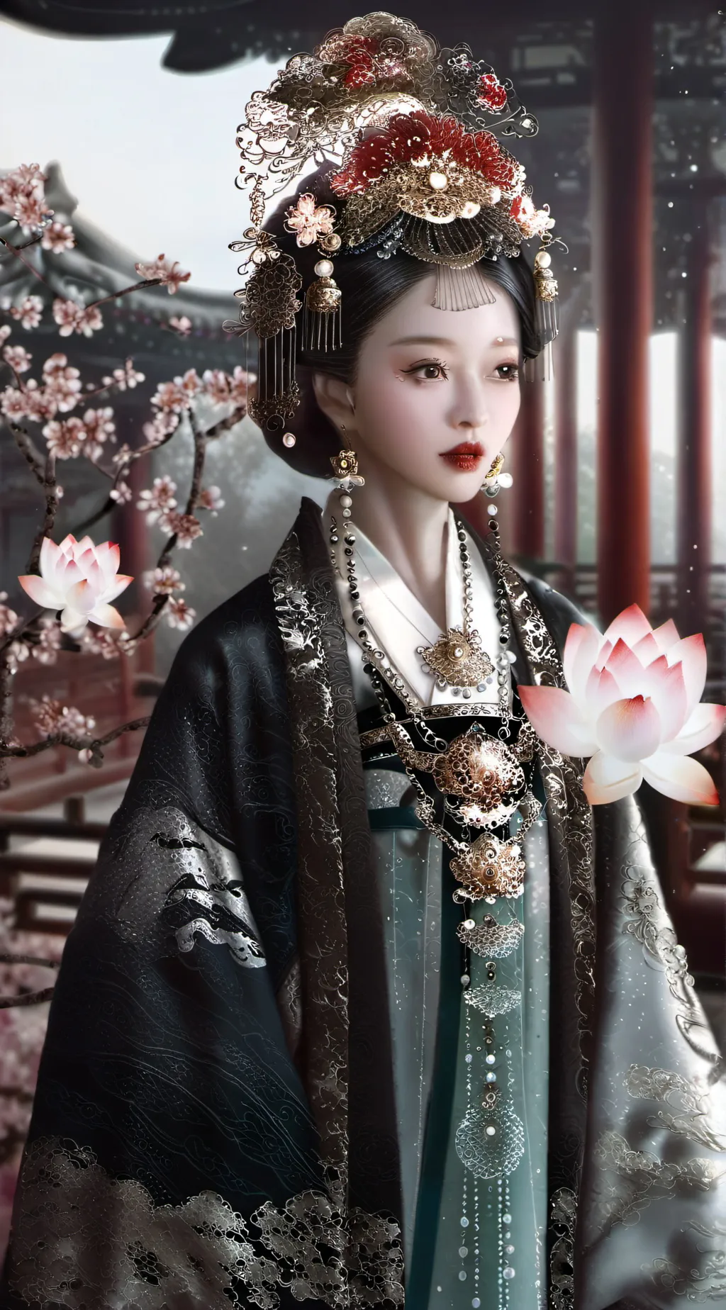 ai character: Ara Yoon  background