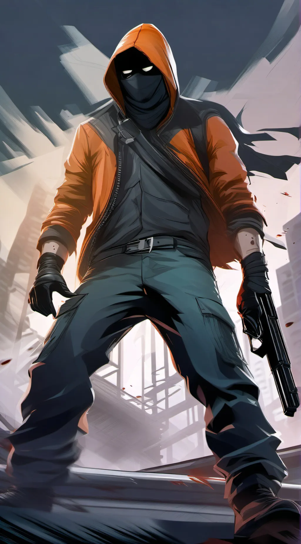 ai character: Hoodie background