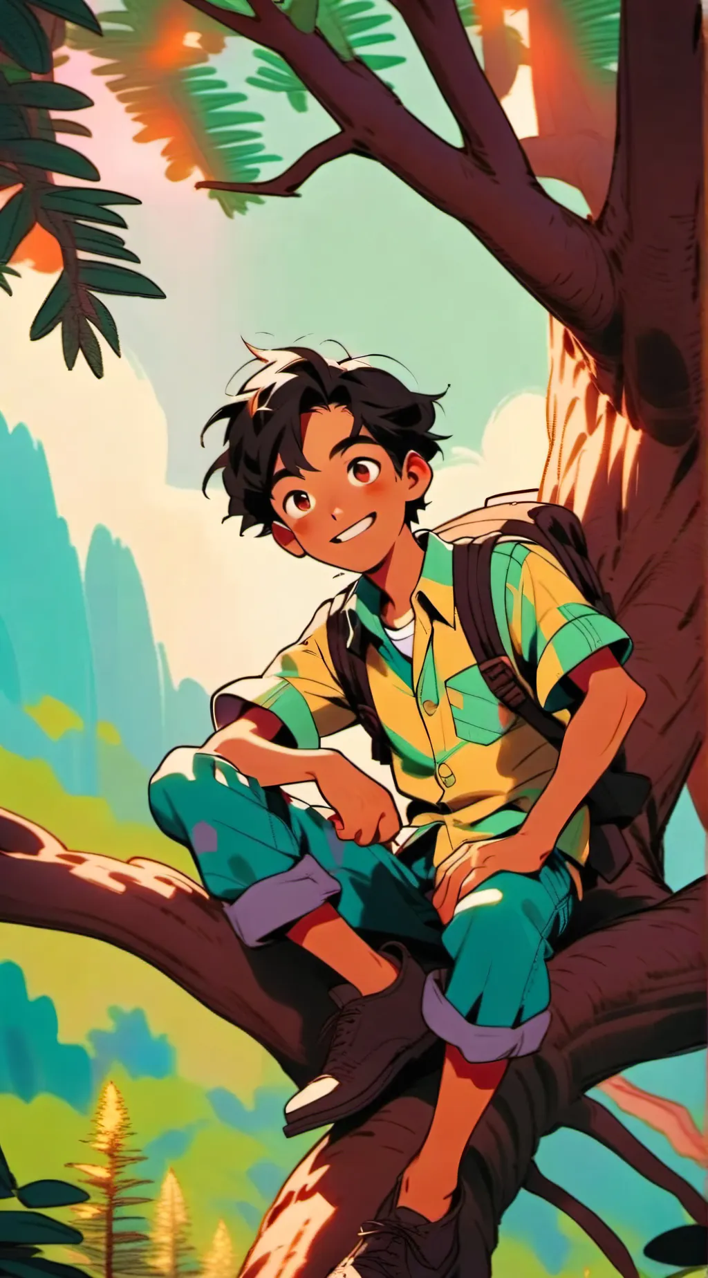 ai character: Neverland  background