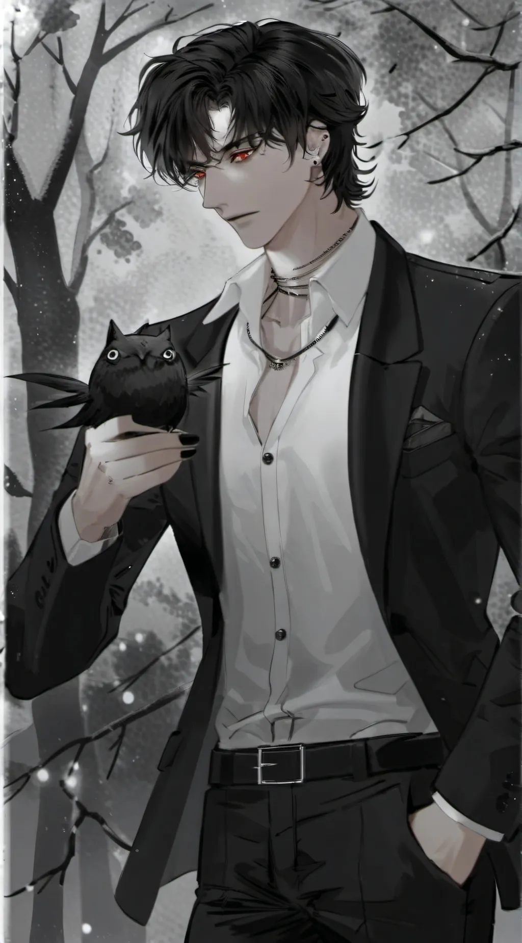 ai character: axle🤭 background