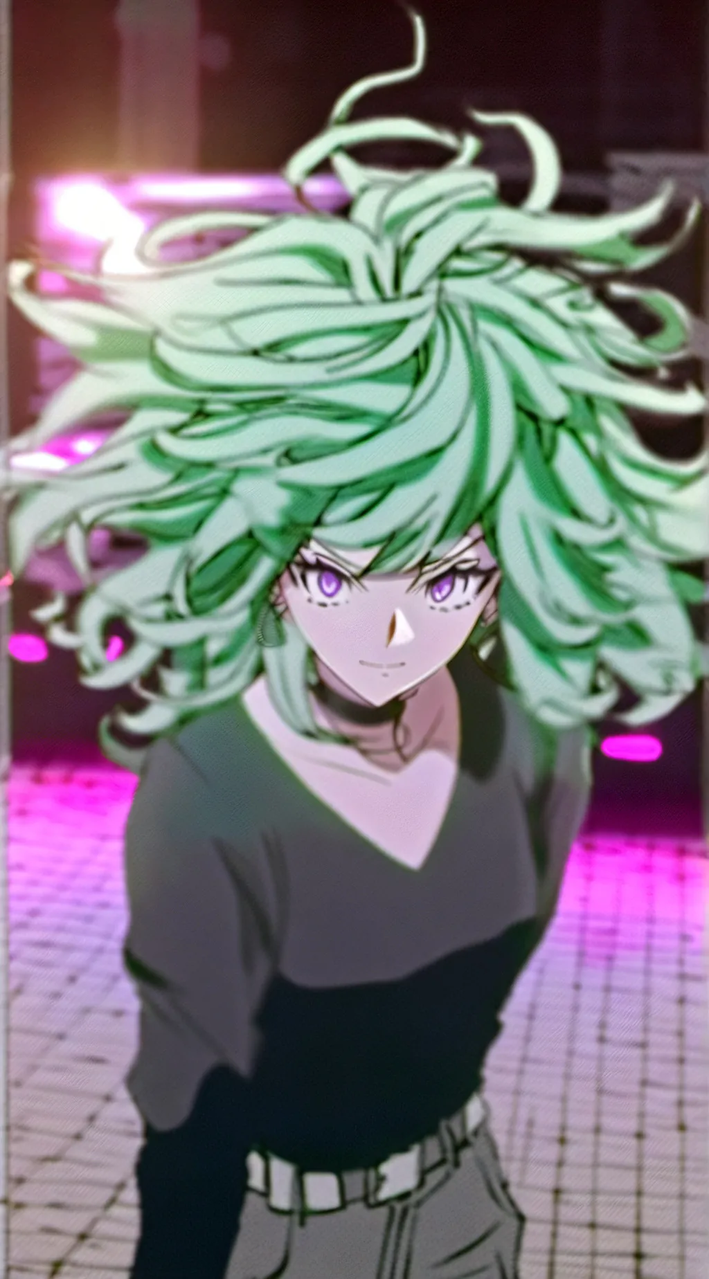 ai character: tatsumaki  background