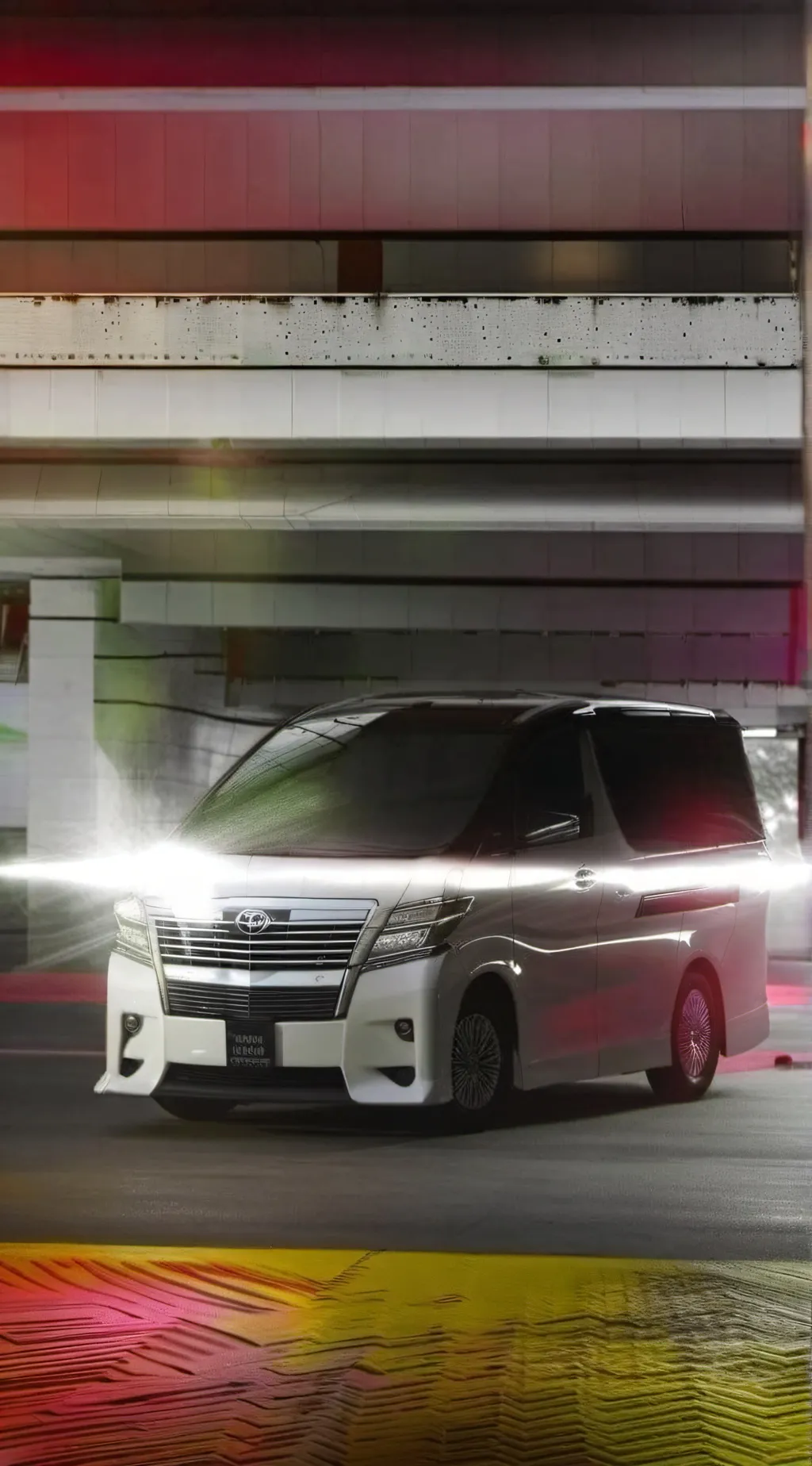 ai character: Toyota Alphard background