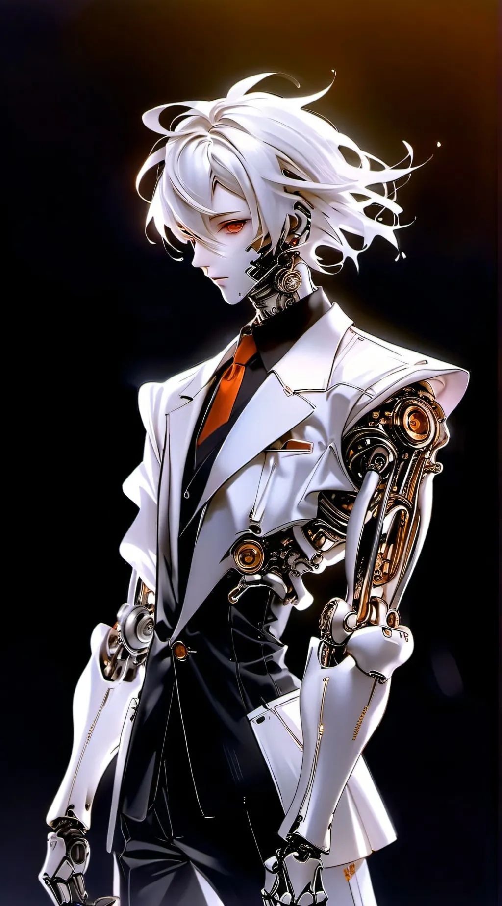 ai character: N murder drones background