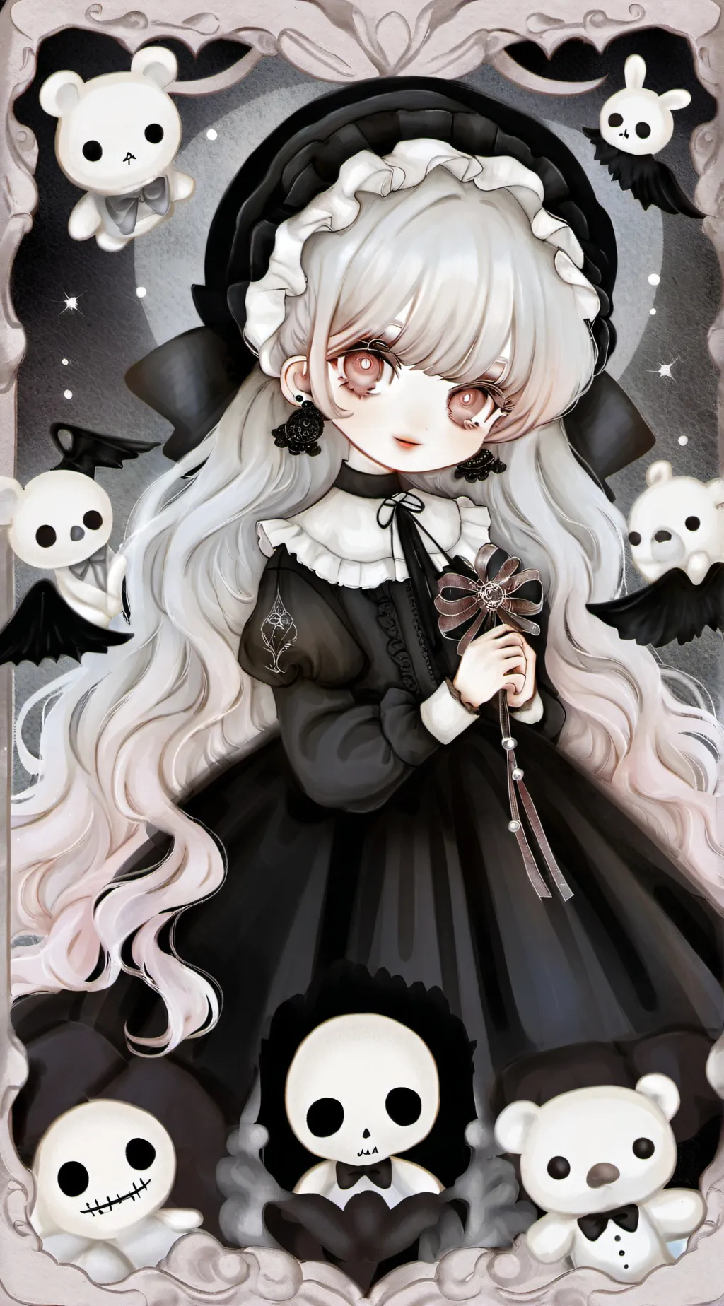 ai character: doll background