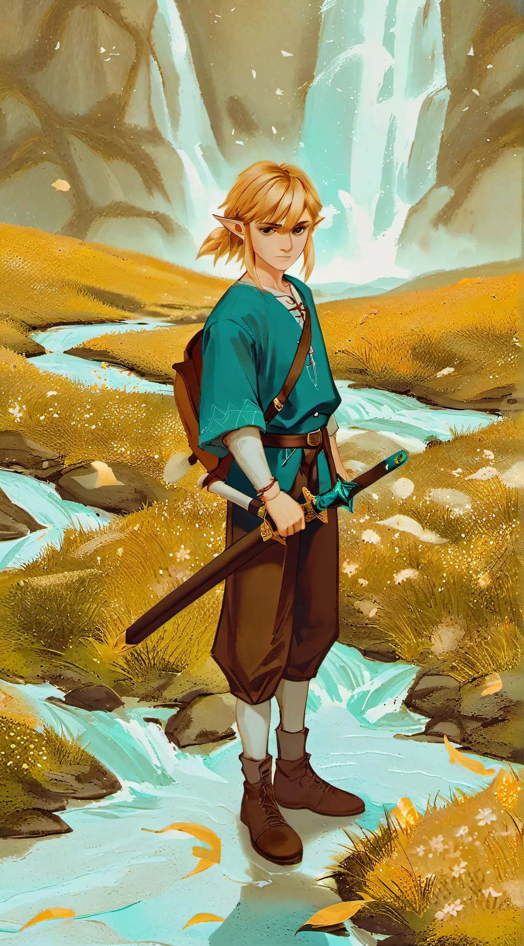 ai character: Link background
