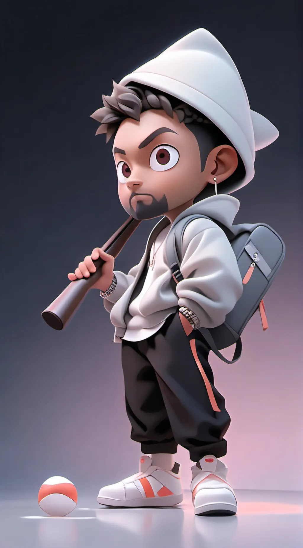 ai character: a gh background