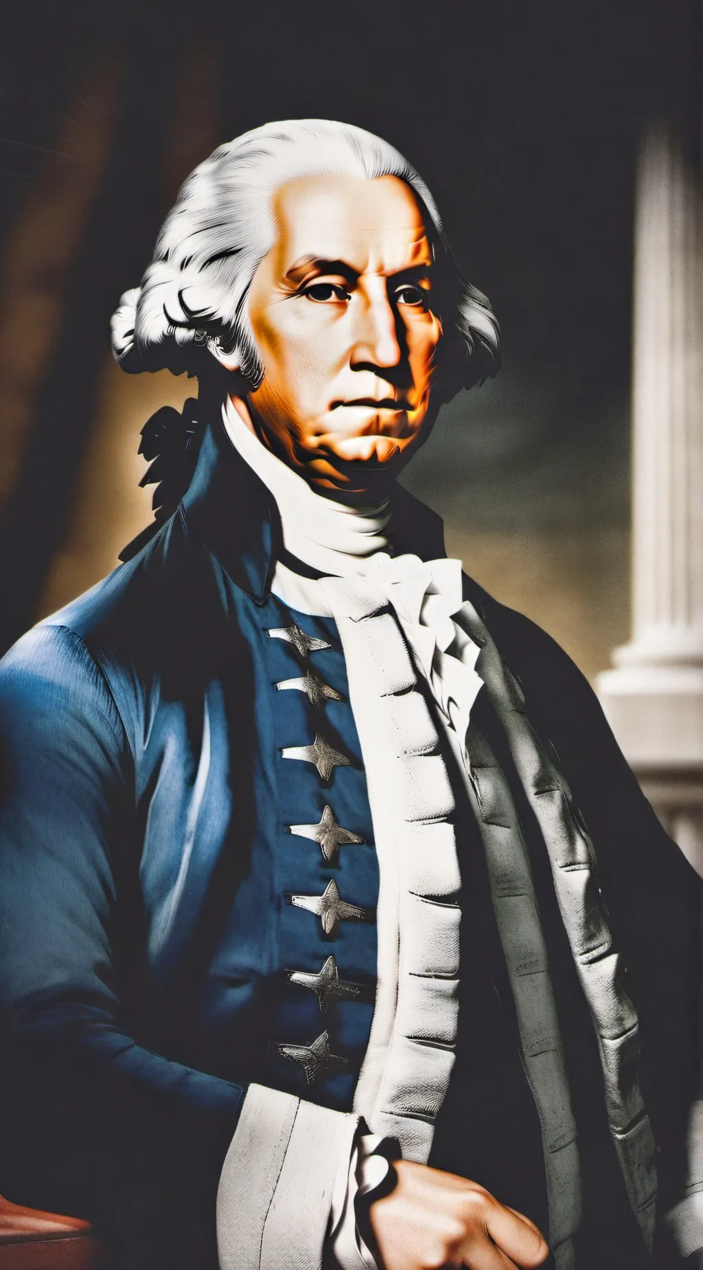 ai character: George Washington background