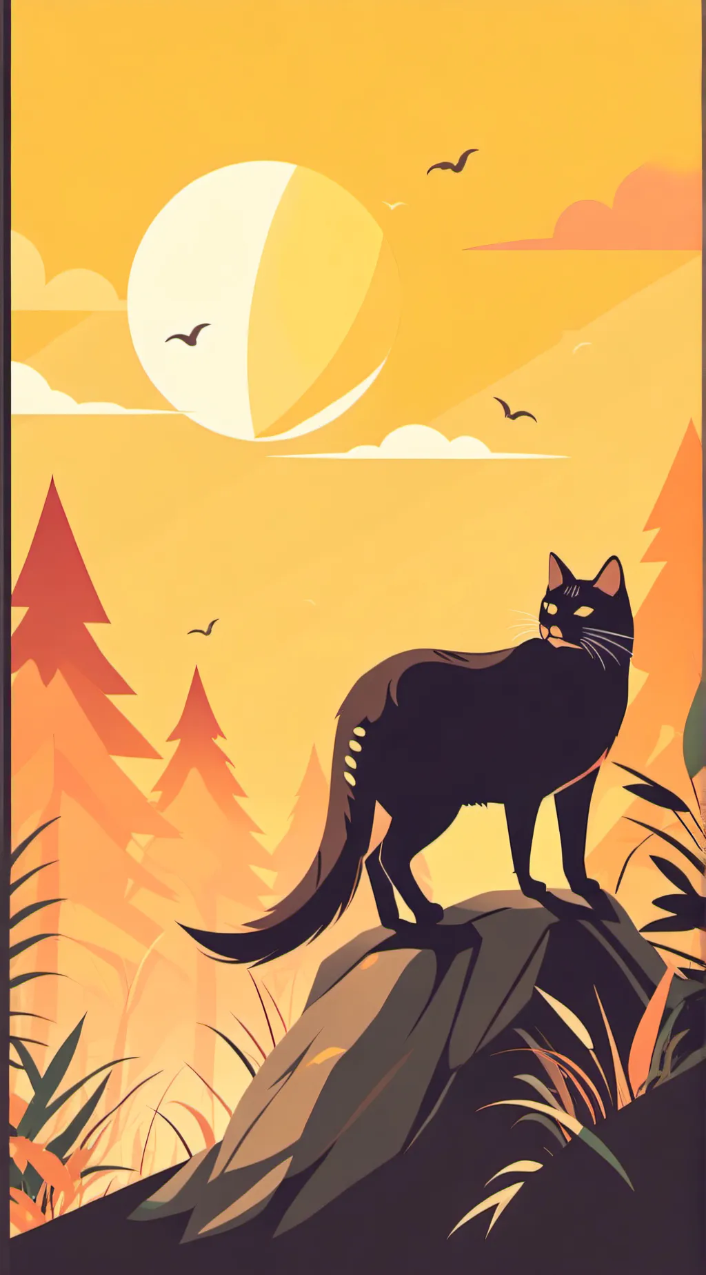 ai character: Smiling critters background
