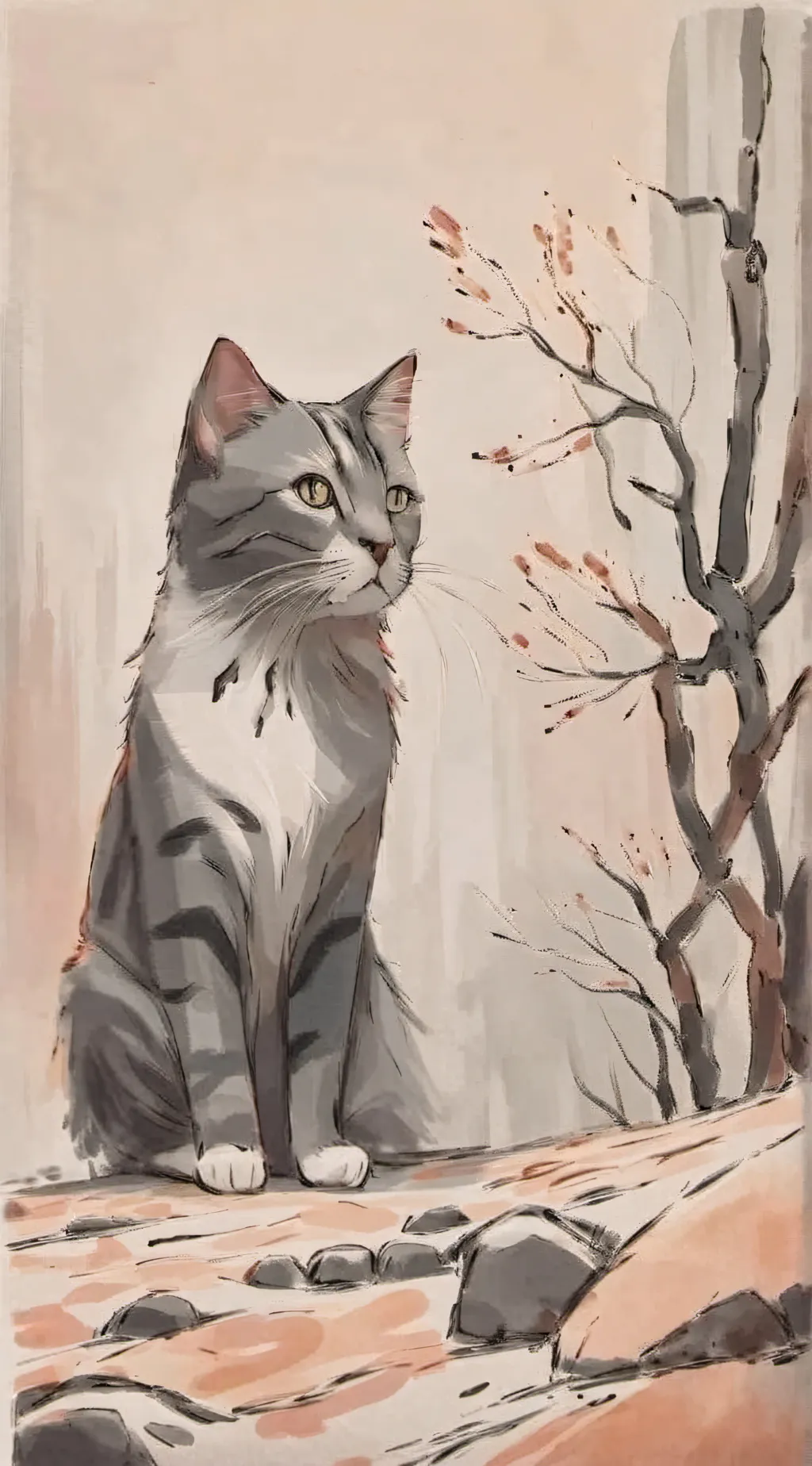 ai character: My cat fiona background